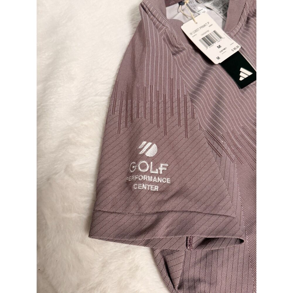 NWT Adidas Ultimate365 Golf Polo Women Size M Shadow Fig AJGA Stretch Moisture - Picture 4 of 7